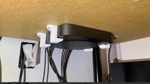 Soporte Debajo De Escritorio compatible Mac Mini 3d Pla 4 Unid - Imagen 2