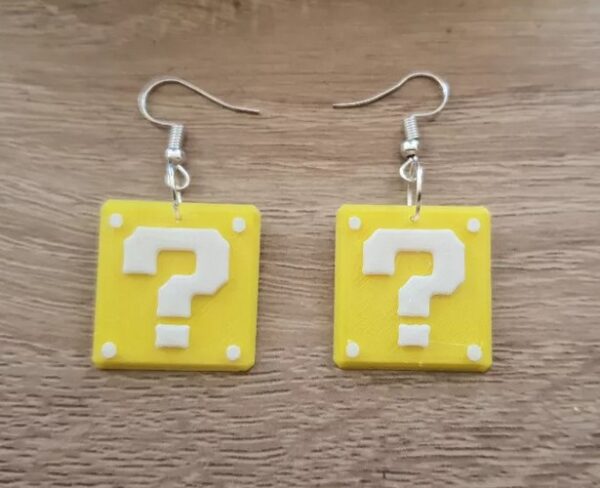 Aros Mario Bros Caja Misteriosa Pla 3d Mystery Box - Imagen 2