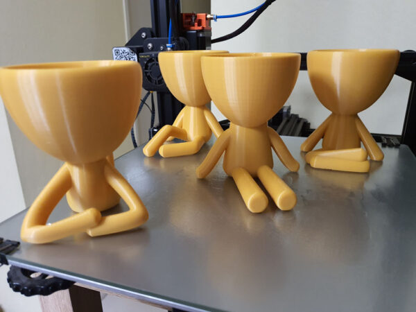 Maceteros Robert Plant 4 Unid Impresos 3d Pla - Imagen 2