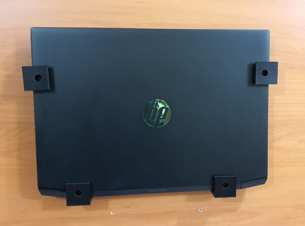 Soporte Pared Muro Notebook Macbook 4pz 3d Pla - Imagen 2