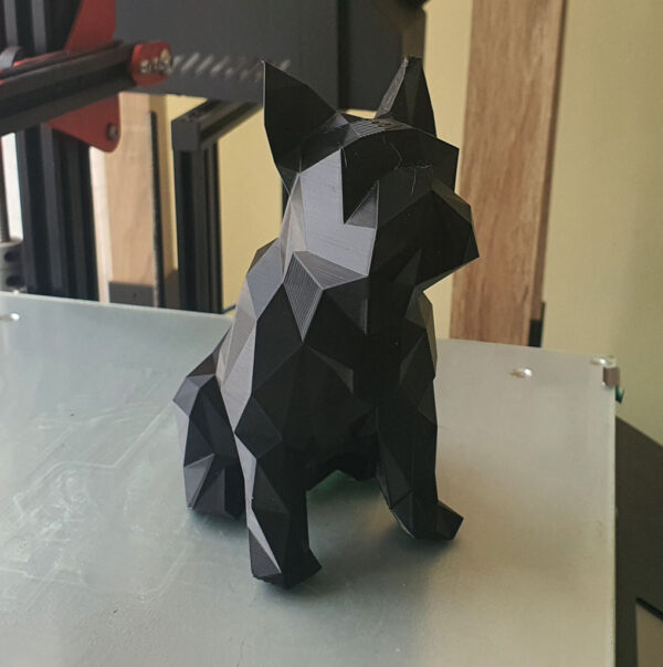Escultura Perro French Bulldog Frances 3d Pla - Imagen 2
