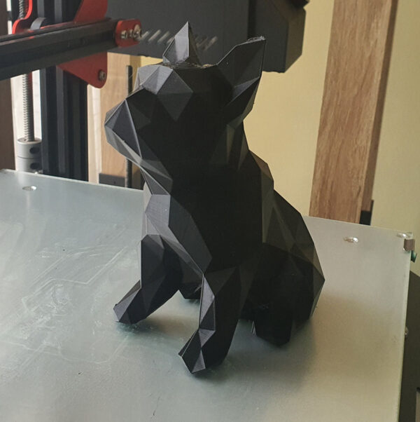 Escultura Perro French Bulldog Frances 3d Pla - Imagen 3