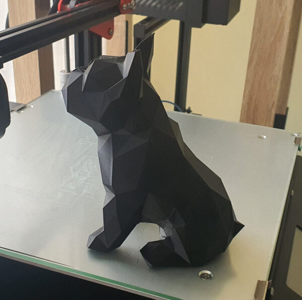 Escultura Perro French Bulldog Frances 3d Pla - Imagen 4