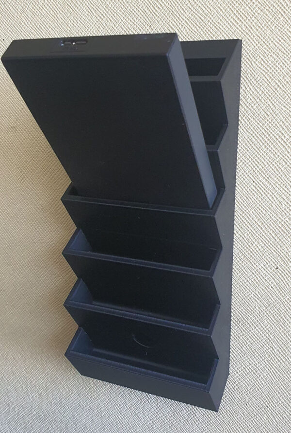Organizador De Muro 6 Discos Externos Portables 2.5 3d - Imagen 3