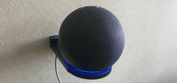 Soporte Pared Muro Amazon Alexa Echo Dot 4 - 5 Impreso 3d V2 - Imagen 2