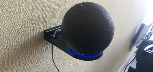 Soporte Pared Muro Amazon Alexa Echo Dot 4 - 5 Impreso 3d V2 - Imagen 3