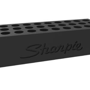 Porta Lapiz Sharpie Rectangular 30 Colores Impreso 3d Pla