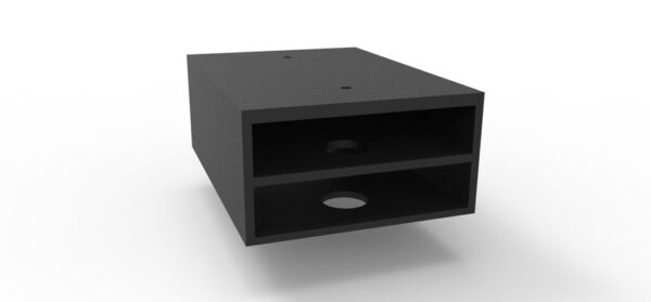 Soporte Para Discos Externos 2.5 Doble Debajo Escritorio 3d