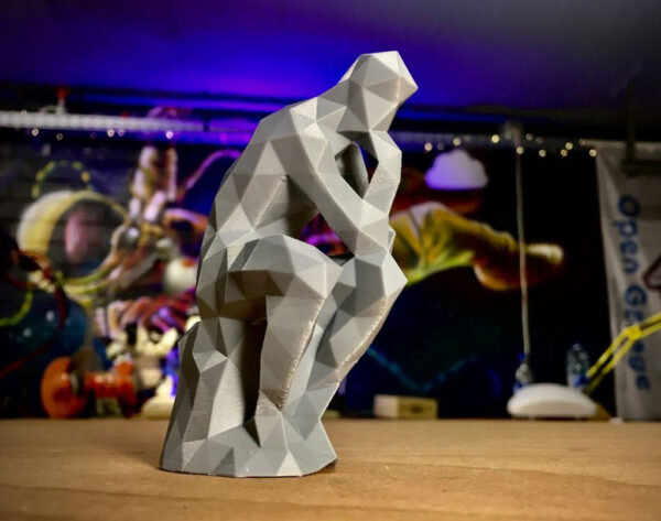 Escultura Decorativa El Pensador  Le Penseur  Impreso 3d - Imagen 2