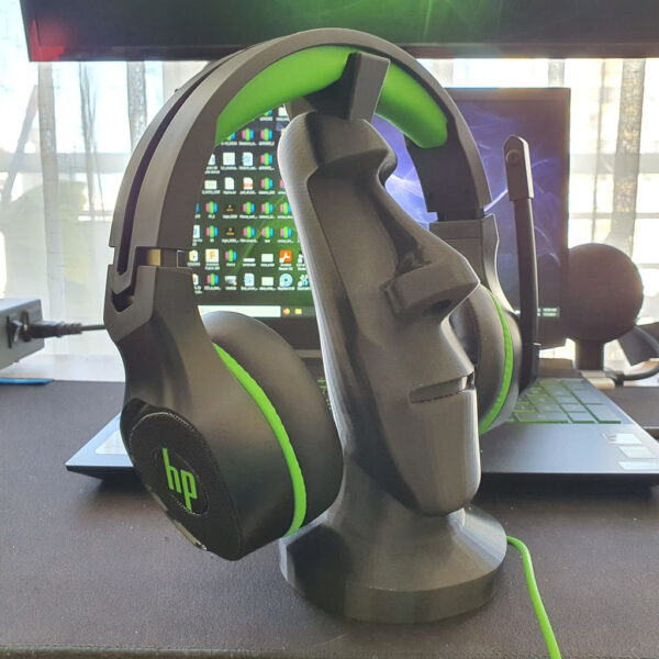 Soporte Mesa Audifonos Moai Impreso 3d Pla - Imagen 2