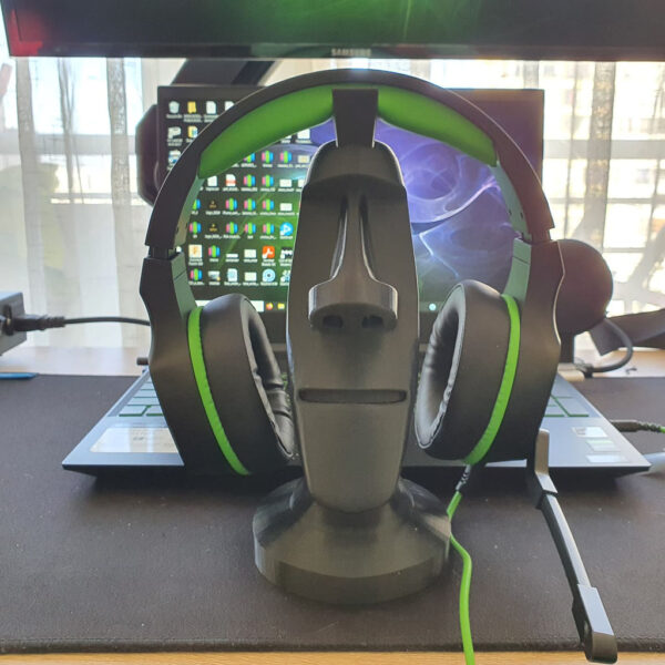 Soporte Mesa Audifonos Moai Impreso 3d Pla - Imagen 3