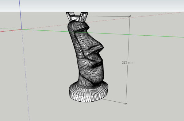 Soporte Mesa Audifonos Moai Impreso 3d Pla - Imagen 4