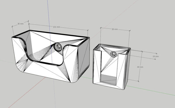 Kit Soportes De Muro Compatible Con Apple Tv Y Control 3d - Imagen 4