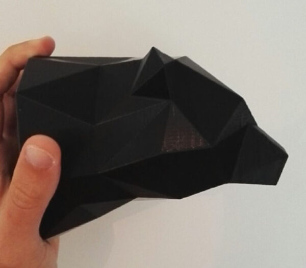 Escultura Decorativa Cabeza De Oso Muro Pared 3d Pla - Imagen 3