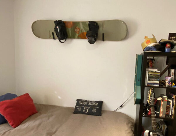 Soporte De Muro Pared Snowboard Impreso 3d V2 - Imagen 3