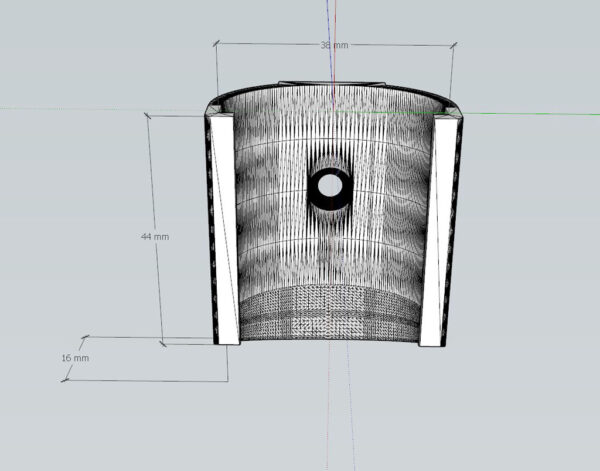 Soporte Pared Muro Control Remoto Chromecast 4 3d Pla V2 - Imagen 3
