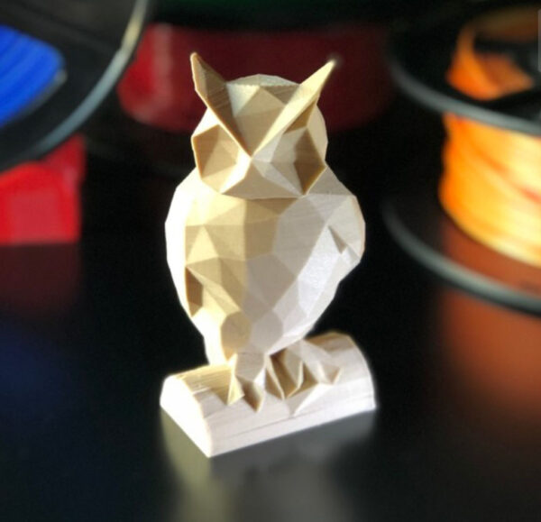 Escultura Decorativa Buho Moderno 3d Pla - Imagen 3
