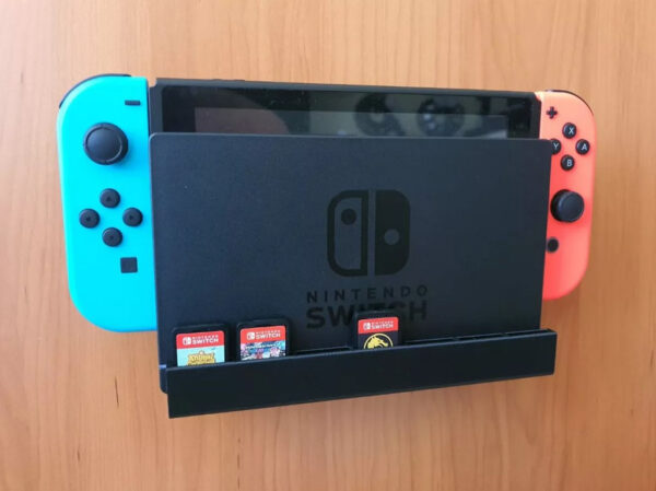 Soporte Pared Muro Nintendo Switch Cartuchos De Juegos 3d - Imagen 3