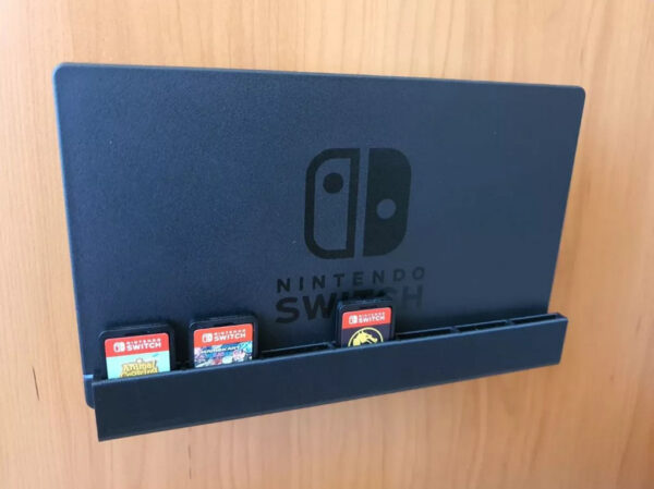 Soporte Pared Muro Nintendo Switch Cartuchos De Juegos 3d - Imagen 4