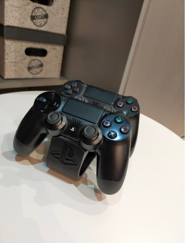 Soporte De Mesa Control  Ps4 Doble Impreso 3d Pla - Imagen 2