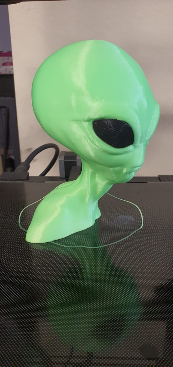 Escultura Decorativa Alien Extraterrestre 3d Pla - Imagen 3