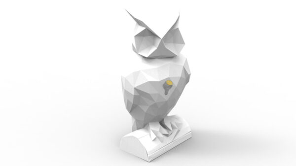 Escultura Decorativa Buho Moderno 3d Pla - Imagen 2