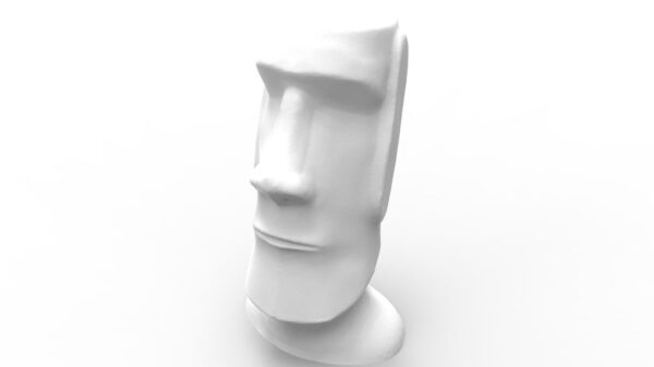 Escultura Decorativa Moai Moderno 3d Pla - Imagen 2