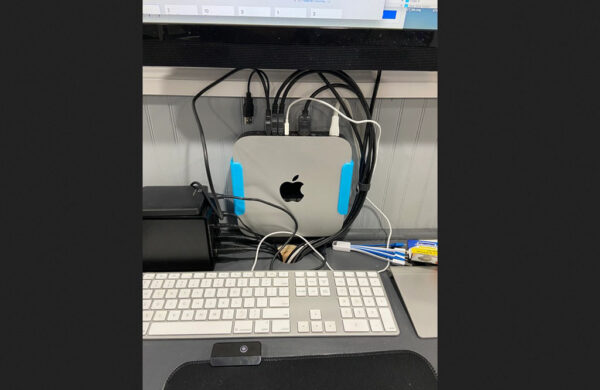 Soporte Vertical Muro Pared Para Mac Mini 3d Pla - Imagen 2