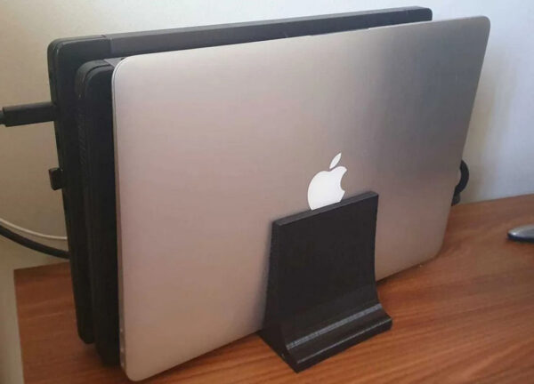 Soporte Vertical Triple Para Macbook Pro Air Notebook 3d - Imagen 2