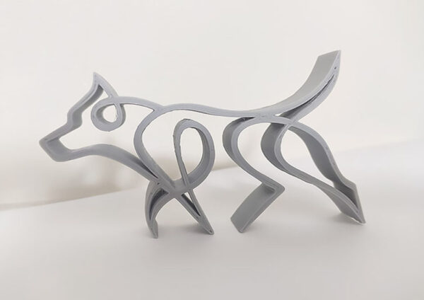 Escultura Decorativa Perro Impreso 3d Pla - Imagen 2