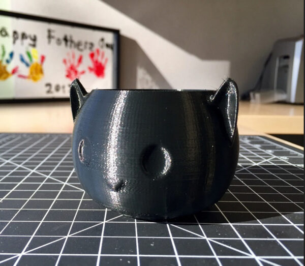 Macetero Gato Para Suculenta Impreso 3d - Imagen 2