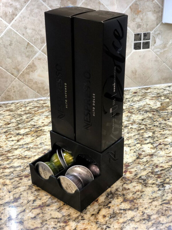 Nespresso Dispensador De Cápsulas Vertuo 2 Unidades Pla 3d - Imagen 2