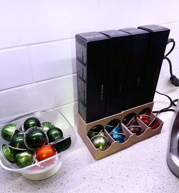 Nespresso Dispensador De Cápsulas Vertuo 4 Unidades Pla 3d - Imagen 2