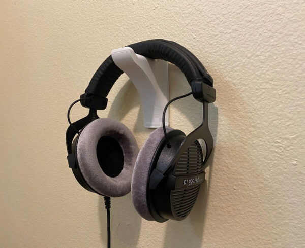 Soporte De Audifonos Para Muro Impreso 3d Pla - Imagen 2