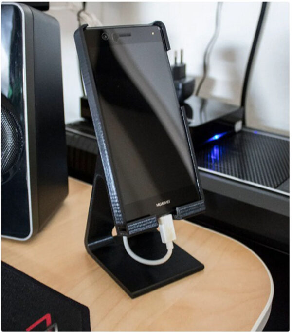 Soporte De Mesa Compatible Con iPhone Y Android 3d Pla - Imagen 2