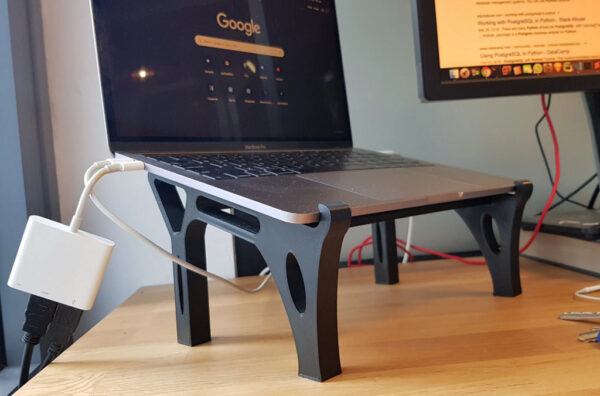 Soporte De Mesa Notebooks 13  Y 14  Armable Altura 3d Pla - Imagen 2