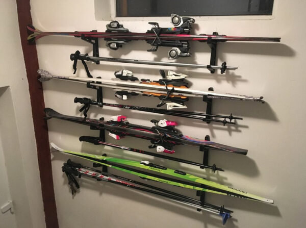 Soporte De Muro Para Ski Y Bastones 3d Pla - Imagen 2