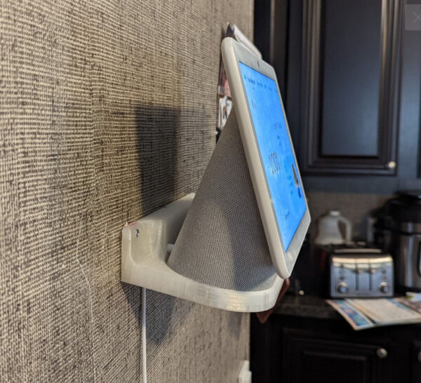 Soporte Muro Pared Google Home Hub Max Impreso 3d - Imagen 2