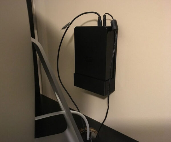Soporte Para Disco Externo 2.5 Muro Pared 3d Pla - Imagen 2