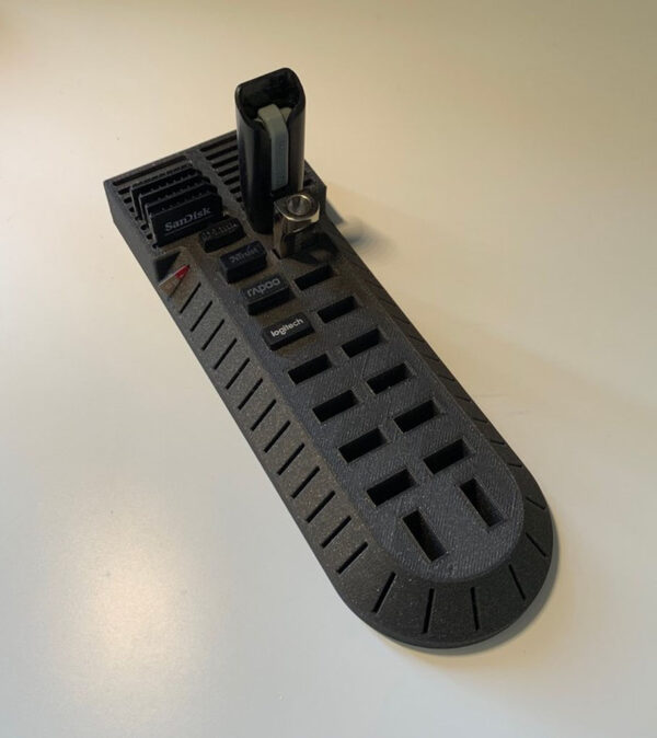 Organizador Tarjeta Microsd Sd Usb Pendrive 3d Pla - Imagen 3