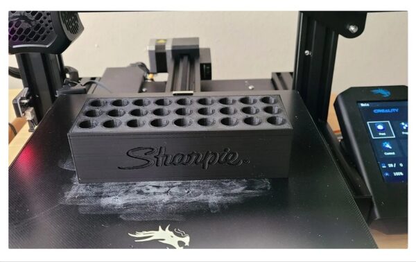 Porta Lapiz Sharpie Rectangular 27 Colores Impreso 3d Pla - Imagen 3