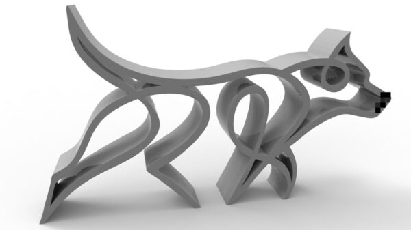 Escultura Decorativa Perro Impreso 3d Pla - Imagen 5