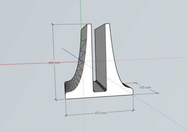 Soporte Vertical Compatible Con Macbook Y Notebook 3d Pla_1 - Imagen 2