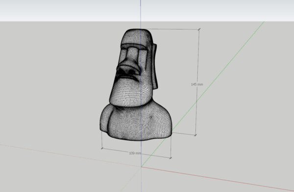Escultura Decorativa Moai Moderno 3d Pla_2 - Imagen 4