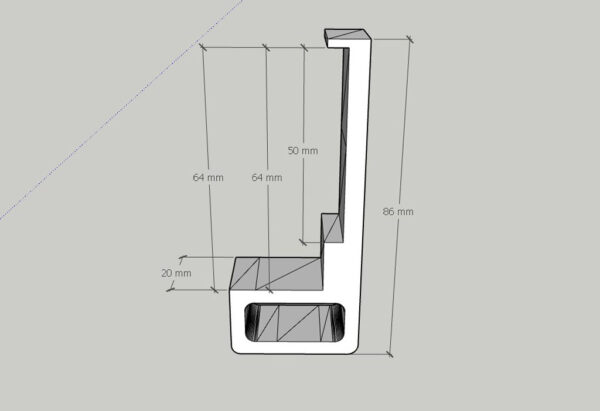 Soporte Xbox One S Horizontal Impreso 3d Pla (4 Unidades) - Imagen 3