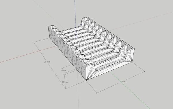 Dock Soporte Para Discos Duros internos 2.5 Organizador 10 Uni 3d Pla - Imagen 3