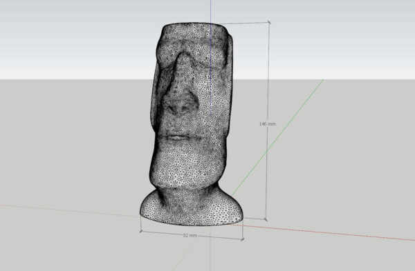 Escultura Decorativa Moai Moderno 3d Pla - Imagen 4