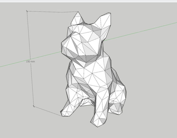 Escultura Perro French Bulldog Frances 3d Pla - Imagen 7