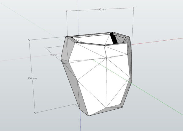 Macetero De Muro Pared Para Suculenta Impreso 3d V1 - Imagen 5