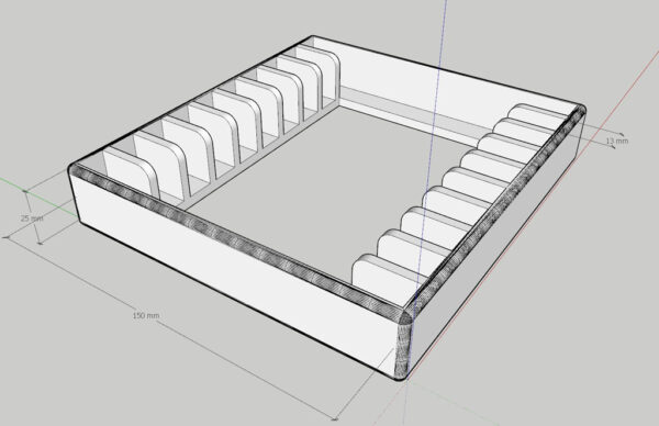 Organizador De Cd 10 Disco 3d Pla - Imagen 4
